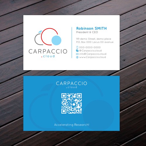 Give more muscle to research with graphic ID for CARPACCIO.cloud Design by Felix SH