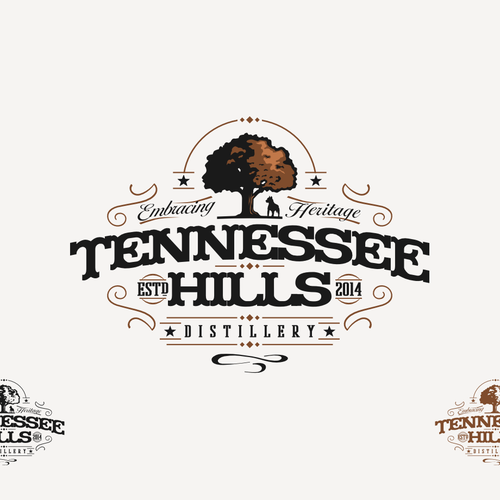 Tennessee Hills Distillery Logo Design Contest Design by Widakk