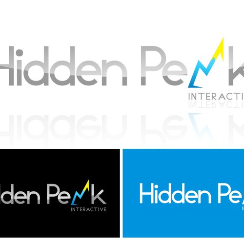 Logo for HiddenPeak Interactive Réalisé par kemzation