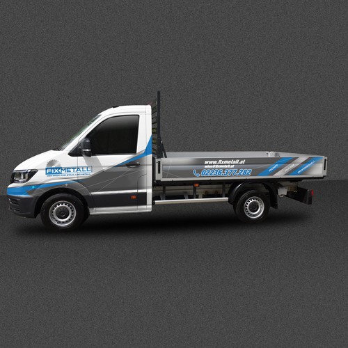 Car, truck or van wrap contest entry by CreativeBomb