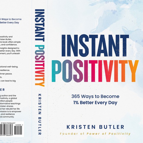 Design Powerful Book Cover for HUGE BRAND, Power of Positivity Design by OneDesigns