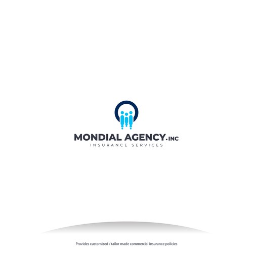 Looking for modern logo for Mondial Agency, Inc. Design by RestuSetya