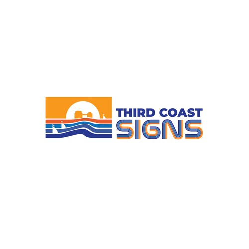 New vibrant business logo and branding for a sign making company serving Chicago Design by Azwar_Design®