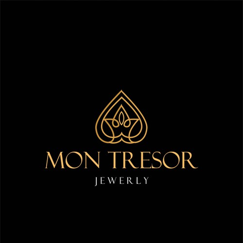 Unique Jewellery brand logo design Design by sanggargrafis