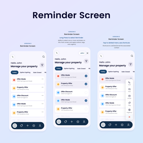 Help us modernize and simplify our reminders interface! Design by A N S Y S O F T