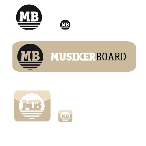 Logo Design for Musiker Board Diseño de lars.m