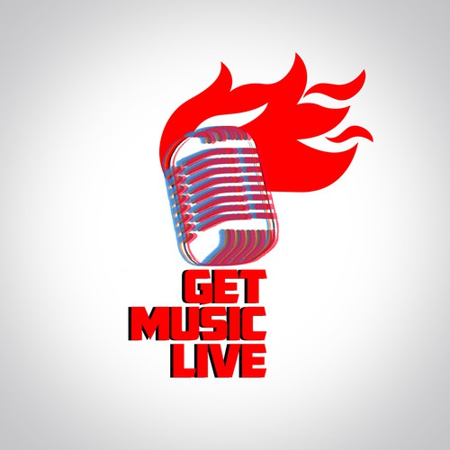 Create a logo for an app that brings live music to people Logo design