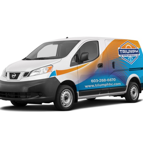 Hvac van wrap Design by Zicco