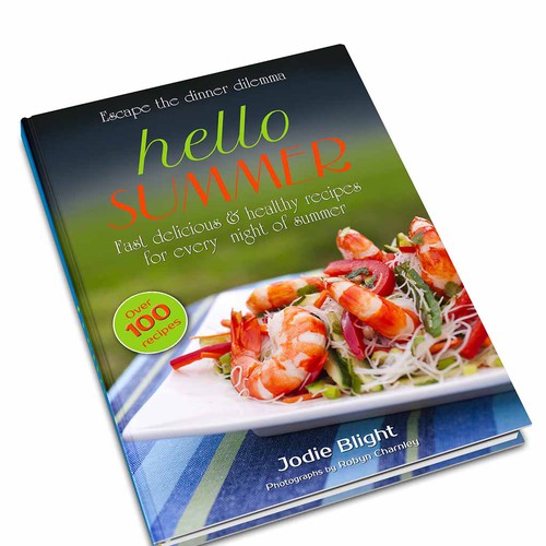hello summer - design a revolutionary cookbook cover and see your design in every book shop Design by galland21
