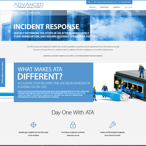 Stunning, Clutter-free, Visually Appealing Website Wanted for ATA Design by assistui