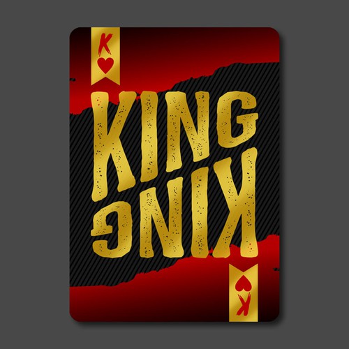 We want your artistic take on the King of Hearts playing card Design por miftake$cratches