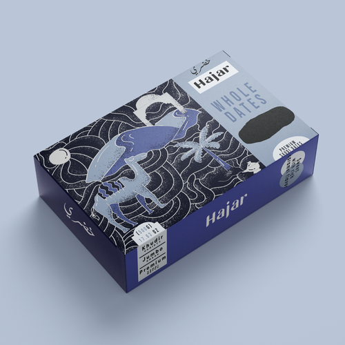 Dates Fruit Packaging Design Design by Harsh Siwach