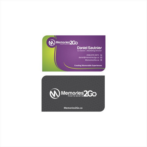 Create a business card for Luxurious Photo Booth Rentals! Design by miljandesign