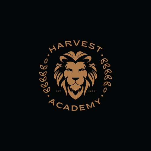 Harvest Academy Lions Mascot Design by kakon's Illustration