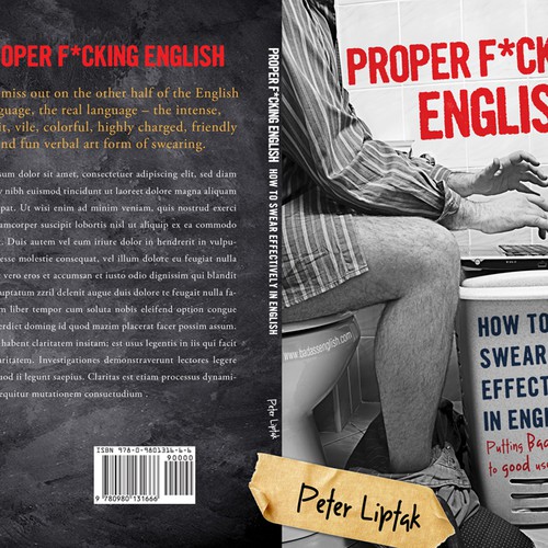 New book cover wanted for Exile Press' - "Proper F*cking English" Design by line14