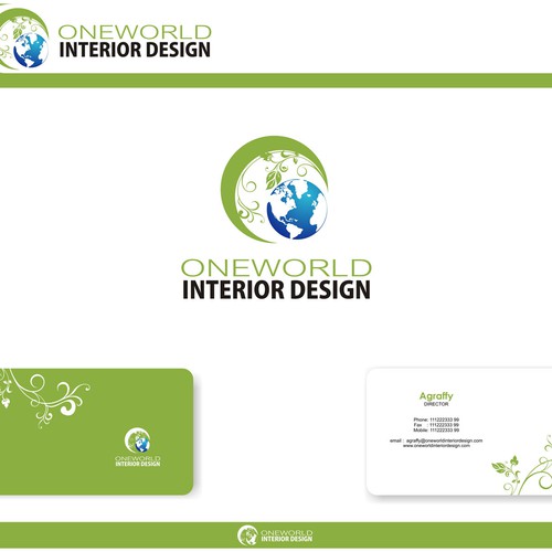 コンペ「New logo wanted for One World Interior Design」のデザイン by 46さん 