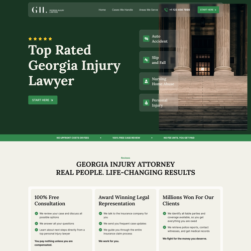 Landing page design contest entry by mihaimoldovan