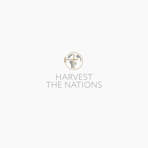 Create a sophisticated brand logo for "Harvest the Nations" evangelistic ministry Design by m210297