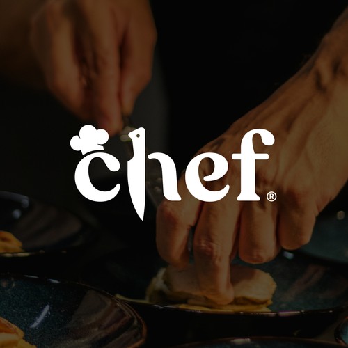 "CHEF": Food & Cooking Social Media Logo Design by k a r a