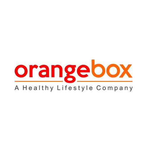 New Orange Box Fitness Logo Design by Harleen™