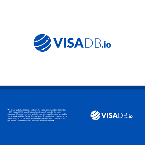 Global visa & immigration platform needs a LOGO. Design von Vanessa Bañares