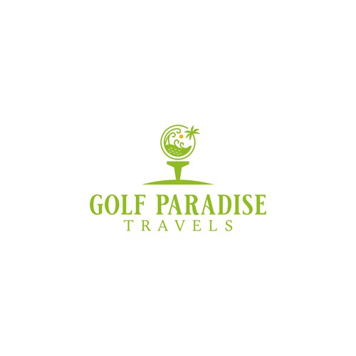We need a logo that encourage trust and willingness to play GOLF in PARADISE Design by Ibrahim_2511