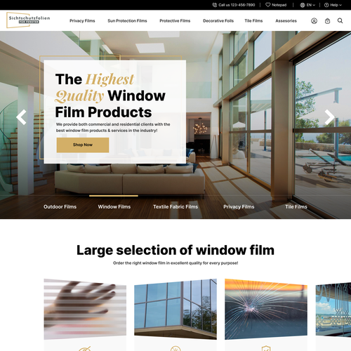 Web page design contest entry by Obizzy