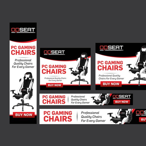 Create Banner Ad Set For Gamers For Opseat Banner Ad Contest 99designs