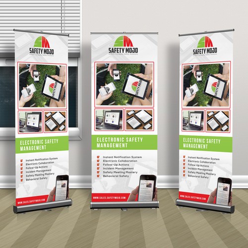 Vertical Banners for Exposition Booth Design by Coloseum27