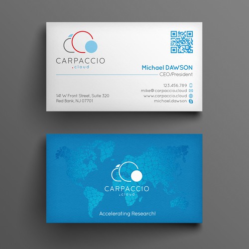 Give more muscle to research with graphic ID for CARPACCIO.cloud Design by kendhie