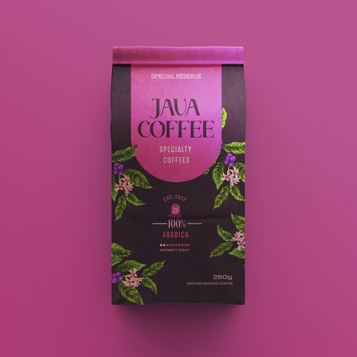 Coffee Drinkers delight. Coffee packaging that makes you want to buy the product Design by nowgrid