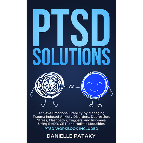 Captivating book cover design that shows the feelings associated with healing from PTSD trauma Design réalisé par Farax Ahmed