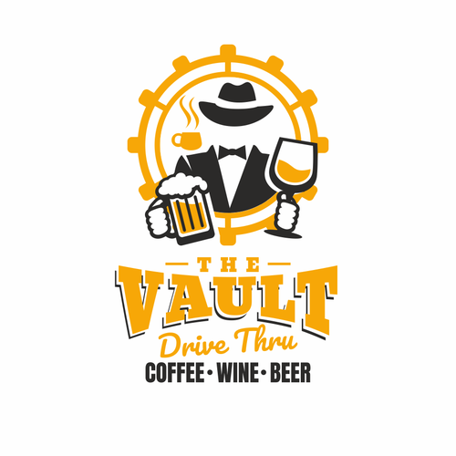 The Vault---- Coffee Wine & Beer Design by Bender Design