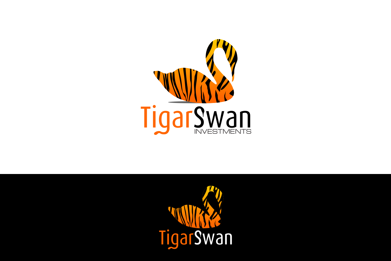 Bengal tiger logo with the title 'Investment Company Logo'