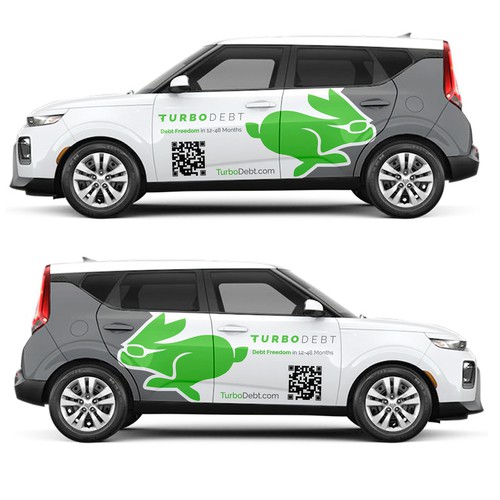 Kia Soul Car Wrap Design for Hot Fintech Startup Design por Anugerah ilahi