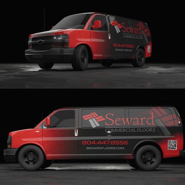 Design realizzato da icon89GraPhicDeSign intitolato "Van Wrap for Seward commercial floors"