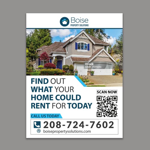 Create an Eye-Catching 1/4 Page Ad for a Leading Property Management Company! Design by Saqi.KTS