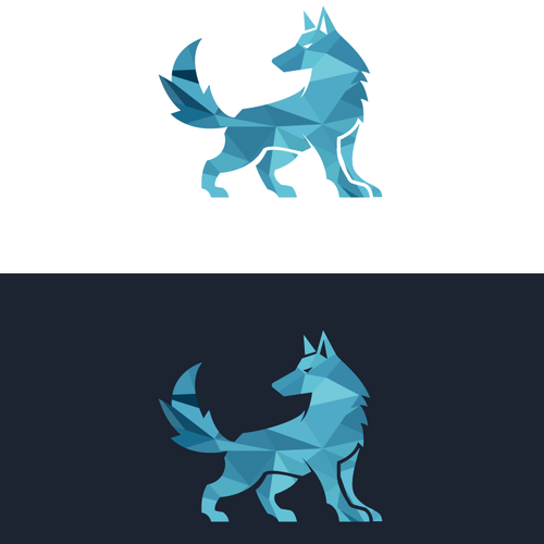 I want a creative and unique Wolf logo for a gaming YouTube channel Réalisé par memindlogo