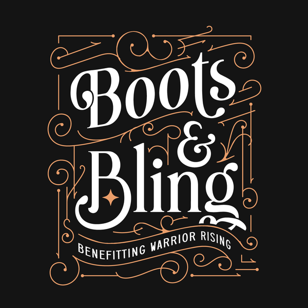 Runer Up Boots & Blink Typography Logo