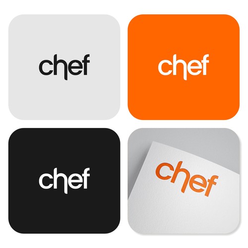 "CHEF": Food & Cooking Social Media Logo Design by Nokturnal.pro
