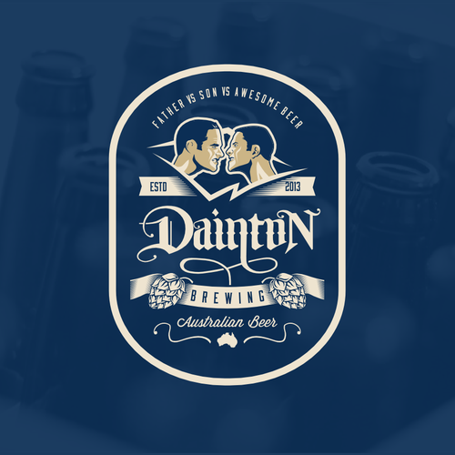 logo for Dainton Brewing Diseño de Widakk