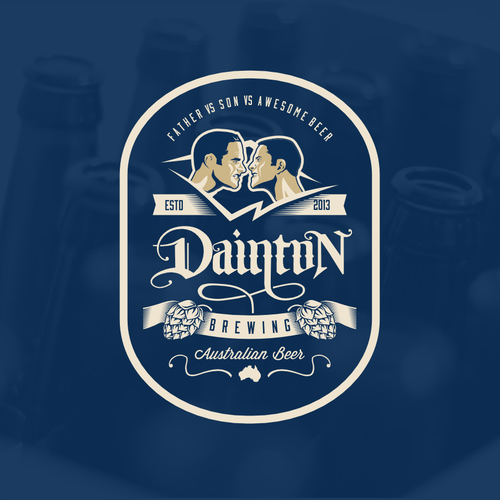 logo for Dainton Brewing Design by Widakk