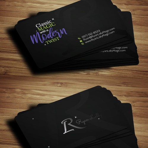 Design a magician's business card Design by (VEER)