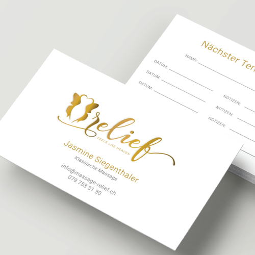 "Massage Relief Design" winning Logo & business card