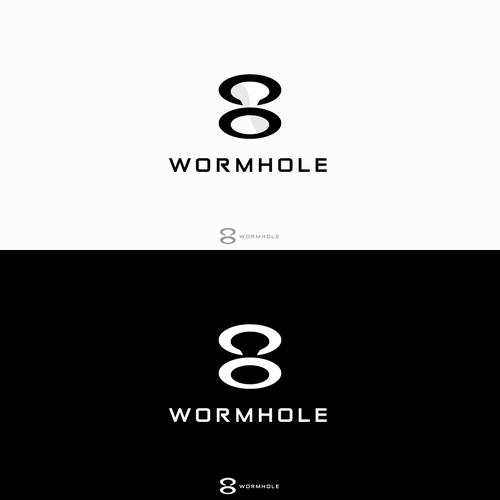 Wormhole Protocol Logo Design-ontwerp door graphitepoint