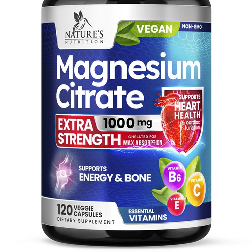 Premium Magnesium Citrate Design needed for Nature's Nutrition Design by Davi Giolo ★