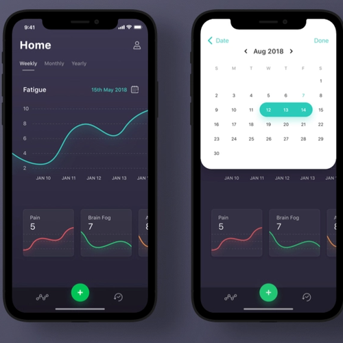 Symptom Tracker App Design von Hasiburahman