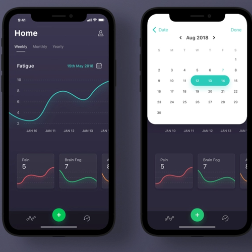 Symptom Tracker App Design by Hasiburahman