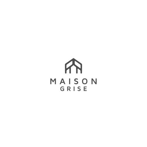Create a classic and sophisticated house logo for Maison Grise (Grey ...