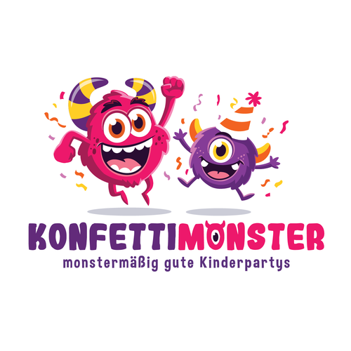 we need a fun logo for a kids party company Design by Rock N Draw